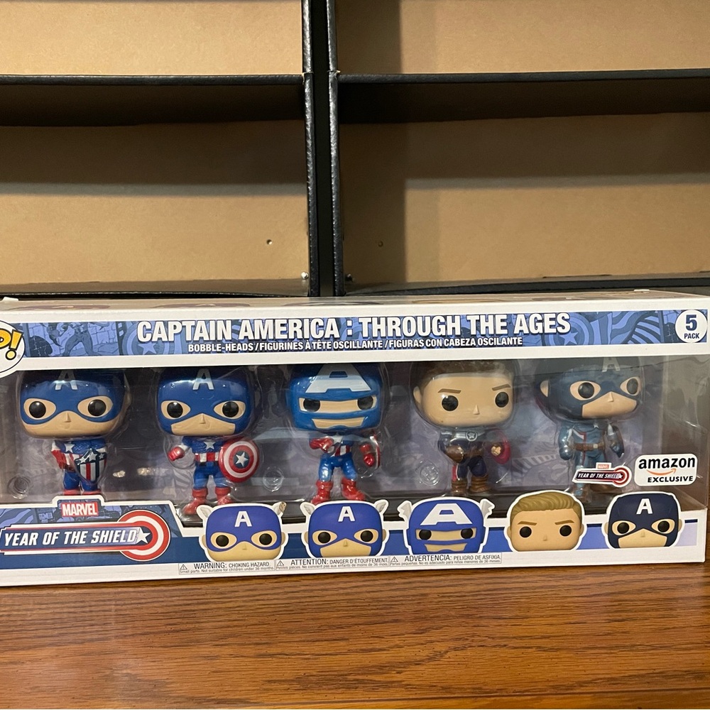 Funko Pop: Captain America: Through the Ages Collectible Set